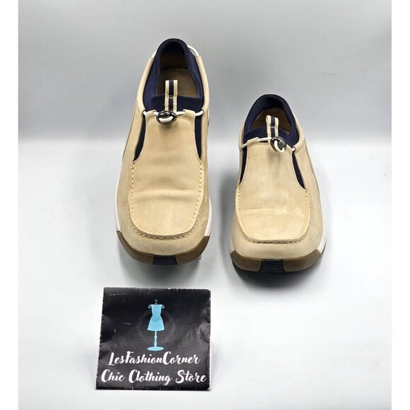 Cole Haan Air Men's Beige Nubuck Moc Toe Casual Slip-On Loafers Size 13 3028 - Picture 2 of 15